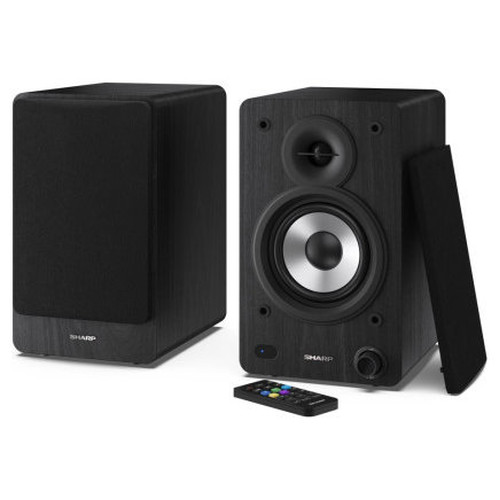 Sharp Bookshelf Speakers De 2 vías Negro Inalámbrico y alámbrico 60 W (Espera 4 dias)-SX16 Sharp Bookshelf Speakers De 2 vías Negro Inalámbrico y alámbrico 60 W (Espera 4 dias)