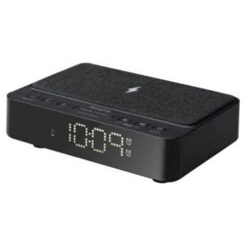 RADIO DESPERTADOR AIWA CR-30BK CARGA INALAMBRICA 5W-SX7 RADIO DESPERTADOR AIWA CR-30BK CARGA INALAMBRICA 5W