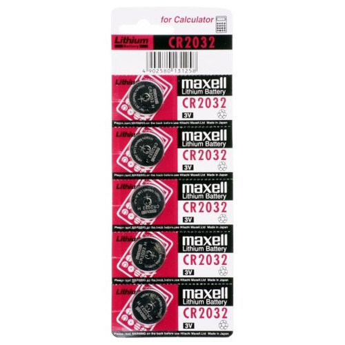 Maxell CR2032 Pila bot&oacute;n 3V L&iacute;tio Pack 5 Unidades