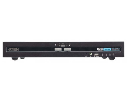 ATEN Switch KVM de seguridad avanzada DisplayPort USB de 2 puertos con CAC (compatible con PSD PP v4.0) (Espera 4 dias)