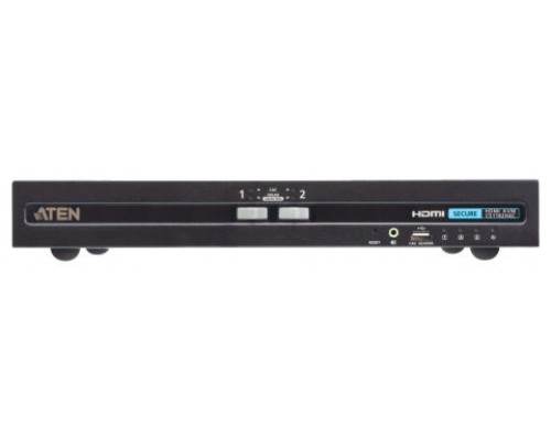 ATEN Switch KVM de seguridad avanzada HDMI USB de 2 puertos con CAC (compatible con PSD PP v4.0) (Espera 4 dias)