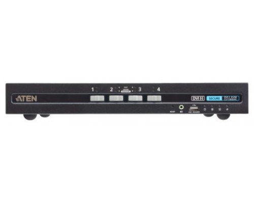 ATEN Switch KVM de seguridad avanzada DVI USB de 4 puertos con CAC (compatible con PSD PP v4.0) (Espera 4 dias)