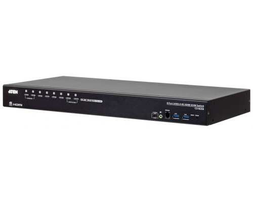 Aten Switch KVM HDMI 4K USB 3.0 de 8 puertos (Espera 4 dias)