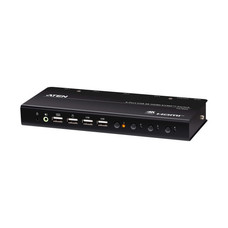 ATEN 4-PORT USB 4K HDMI KVMP SWITCH WITH USB PERIPHERAL SUPPORT (Espera 4 dias)