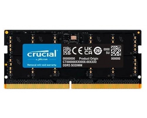 MEMORIA CRUCIAL SO-DIMM 32GB 4800MHZ CL40 (Espera 4 dias)
