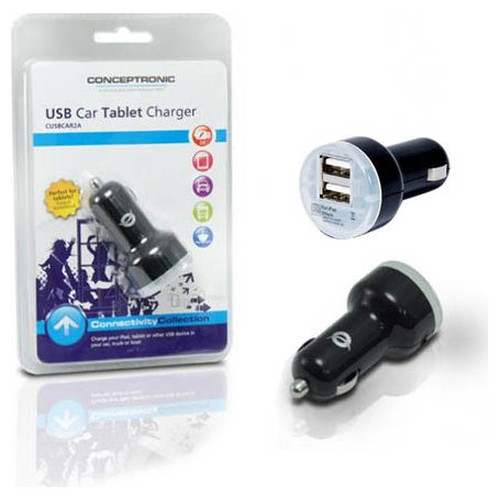 CARGADOR DE COCHE CONCEPTRONIC 5V 2xUSB PARA COCHE-SX4 CARGADOR DE COCHE CONCEPTRONIC 5V 2xUSB PARA COCHE
