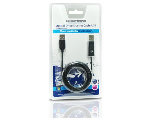 CABLE CONCEPTRONIC USB 2.0 OPTICAL DISC SHARING
