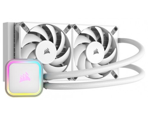 REFRIGERACION LIQUIDA iCUE H100i ELITE RGB WHITE CORSAIR (Espera 4 dias)