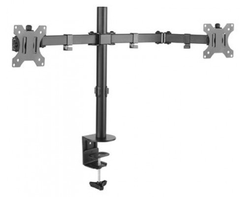 SOPORTE MESA 2 MONITORES 13""-32"" NEGRO TOOQ (Espera 4 dias)