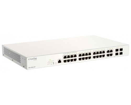 D-LINK SWITCH SMART NUCLIAS CLOUD 28 PUERTOS 10/100/1Gbit w/4 Gbit.SFP 193W PoE+ (Espera 4 dias)