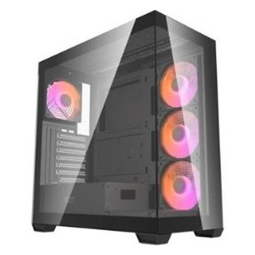 CAJA SEMITORRE ATX DS900 RGB NEGRO/MADERA DARKFLASH (Espera 4 dias)