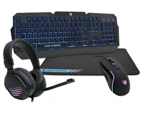 COMBO TECLADO/RATON/AURICULARES/ALFOMBRILLA COOLBOX (Espera 4 dias)