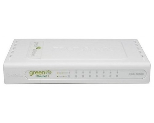 D-LINK SWITCH 8 PUERTOS 10/100/1Gbit (Espera 4 dias)