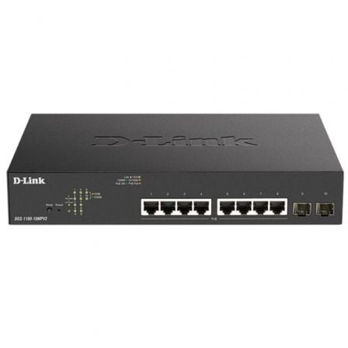 D-Link DGS-1100-10MPV2/E Switch 8xGb PoE+ 2xSFP-SX46 D-Link DGS-1100-10MPV2/E Switch 8xGb PoE+ 2xSFP