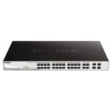 D-LINK SWITCH 24 PUERTOS 10/100/1Gbit + 4 Combo 1000BaseT/SFP PoE+ (Espera 4 dias)