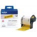 BROTHER Rollo de Pelicula Plastica Continua Amarilla de 62mm x 15,24m