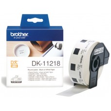 BROTHER Rollo de Etiquetas Circulares de 24mm de 1000 Uds.