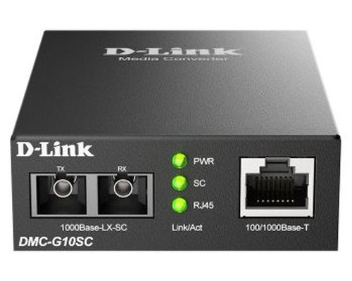 CONVERTIDOR DE MEDIOS MONOMODO 100/1000 BASE-T A 1000