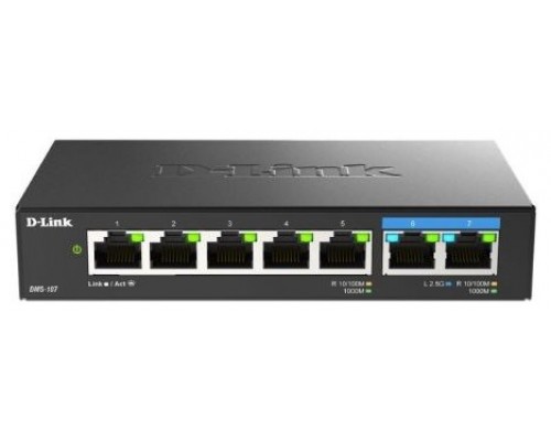 SWITCH NO GESTIONABLE D-LINK DMS-107/E 5P GIGA+ 2P