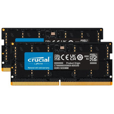 64GB Kit2x32GB DDR5-4800 SODIMM CrucialCrucial - DDR5 - kit-SX56 64GB Kit2x32GB DDR5-4800 SODIMM CrucialCrucial - DDR5 - kit