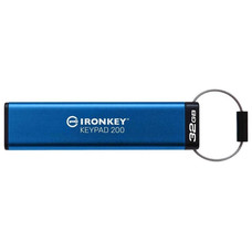Kingston Technology IronKey Keypad 200 unidad flash USB 32 GB USB tipo A 3.2 Gen 1 (3.1 Gen 1) Azul (Espera 4 dias)-SX15 Kingston Technology IronKey Keypad 200 unidad flash USB 32 GB USB tipo A 3.2 Gen 1 (3.1 Gen 1) Azul (Espera 4 dias)