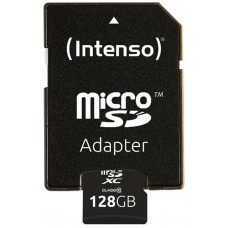 Intenso 3413491 Micro SD clase 10 128GB c/adapt-SX6 Intenso 3413491 Micro SD clase 10 128GB c/adapt