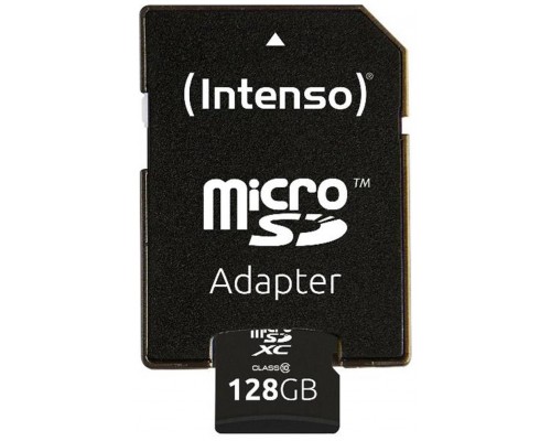 Intenso 3413491 Micro SD clase 10 128GB c/adapt
