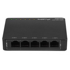 SWITCH LANBERG 5 PTOS GBIT POE+4 PORT POE 30W/PORT MAX 60W