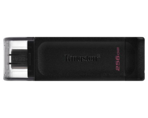 PENDRIVE KINGSTON 256GB USB-C 3.2 DT70 NEGRO (Espera 4 dias)