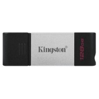 Kingston Technology DataTraveler 80 unidad flash USB 128 GB USB Tipo C 3.2 Gen 1 (3.1 Gen 1) Negro, Plata (Espera 4 dias)