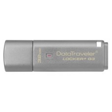 USB DISK 32 GB DATATRAVELER LOCKER+ G3 USB 3.0 KINGSTON (Espera 4 dias)