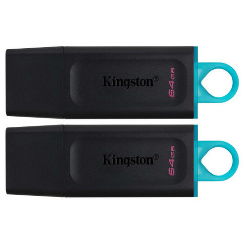 USB 3.2 DataTraveler 2x 64GB EXODIA Negro/Turquesa-SX7 USB 3.2 DataTraveler 2x 64GB EXODIA Negro/Turquesa