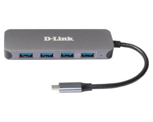D-Link DUB-2340 USB-C 4xUSB 3.0 Hub PD