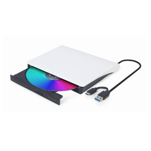 GEMBIRD Unidad de DVD USB externa Blanco-SX6 GEMBIRD Unidad de DVD USB externa Blanco