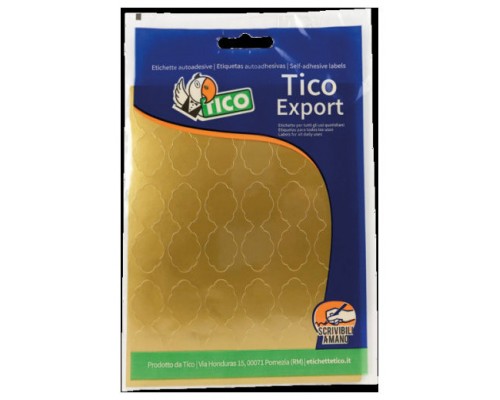 PAQUETE 10 HOJAS ETIQUETAS SATINADAS ORO 48X18 MM TICO E-GL-4818 (Espera 4 dias)-SX0 PAQUETE 10 HOJAS ETIQUETAS SATINADAS ORO 48X18 MM TICO E-GL-4818 (Espera 4 dias)