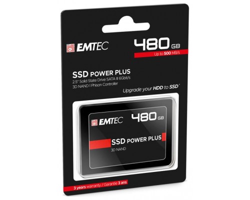 Emtec X150 - 480GB - 2.5" Inteno SSD - SATA 6Gb/s