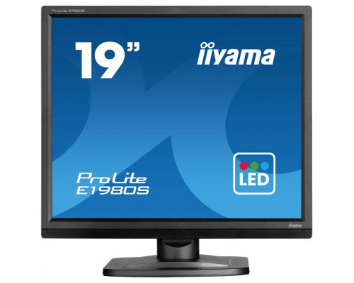 iiyama ProLite E1980S-B1 pantalla para PC 48,3 cm (19") 1280 x 1024 Pixeles VGA LED Negro (Espera 4 dias)