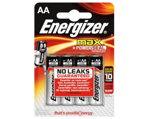 BLISTER 8 + 4 PILAS MAX TIPO LR6 (AA) ENERGIZER E301531604 (Espera 4 dias)