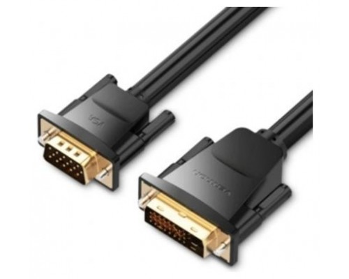 CONVERSOR DVI-D/M A VGA/M 1.5 M NEGRO VENTION (Espera 4 dias)