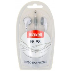 AURICULAR INTRAUDITIVO MAXELL EB-98 BLANCO JACK 3.5mm-SX1 AURICULAR INTRAUDITIVO MAXELL EB-98 BLANCO JACK 3.5mm