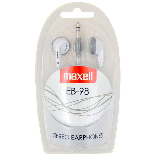 AURICULAR INTRAUDITIVO MAXELL EB-98 BLANCO JACK 3.5mm-SX1 AURICULAR INTRAUDITIVO MAXELL EB-98 BLANCO JACK 3.5mm