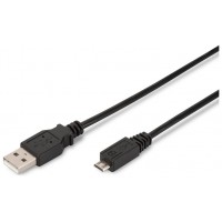Ewent EW-UAB-010-MC cable USB 1 m USB 2.0 Micro-USB A USB A Negro (Espera 4 dias)