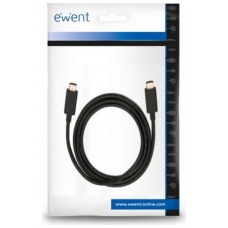 Ewent EC1046 cable USB 1 m USB 3.2 Gen 2 (3.1 Gen 2) USB C Negro (Espera 4 dias)