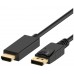 Ewent EC1431 adaptador de cable de vídeo 1,8 m DisplayPort HDMI tipo A (Estándar) Negro (Espera 4 dias)