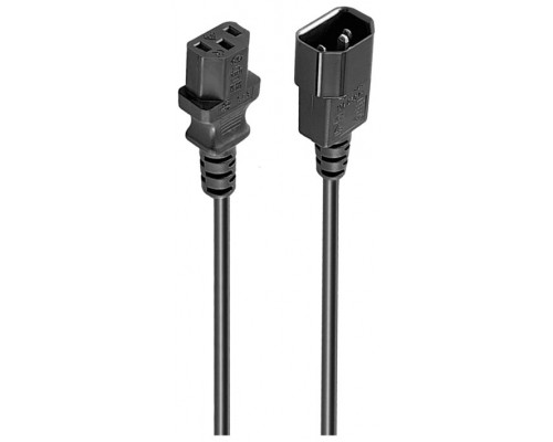 Ewent EW-190200-020-N-P cable de transmisión Negro 1,8 m C14 acoplador C13 acoplador (Espera 4 dias)