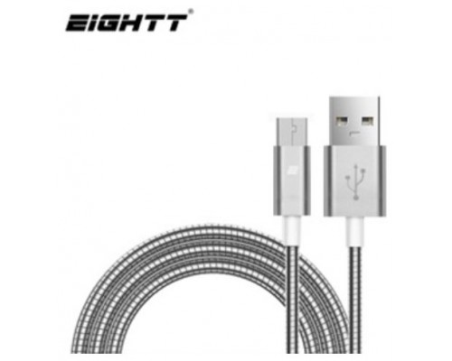 Eightt - Cable USB a MicroUSB 1.0M - Trenzado de Nylon