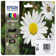TINTA EPSON C13T18064010 Nº 18 PACK CUATRICOLOR (Espera 4 dias)