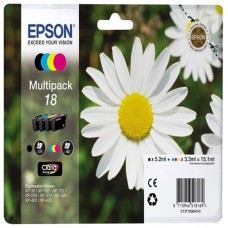 TINTA EPSON C13T18064010 Nº 18 PACK CUATRICOLOR (Espera 4 dias)