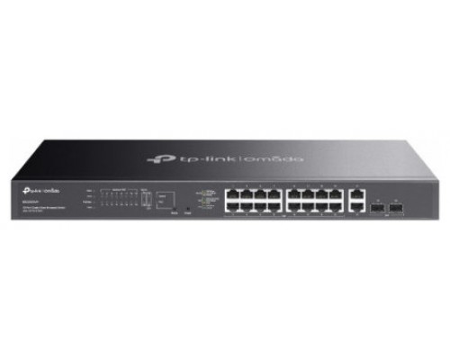 TP-Link ES220GMP switch Gestionado Gigabit Ethernet (10/100/1000) Energía sobre Ethernet (PoE) Negro (Espera 4 dias)
