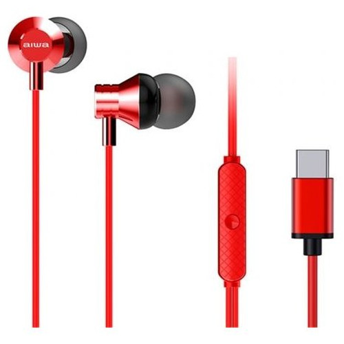 AURICULAR INTRAUDITIVO USB-C AIWA ESTM-50USB-C/RD-SX3 AURICULAR INTRAUDITIVO USB-C AIWA ESTM-50USB-C/RD